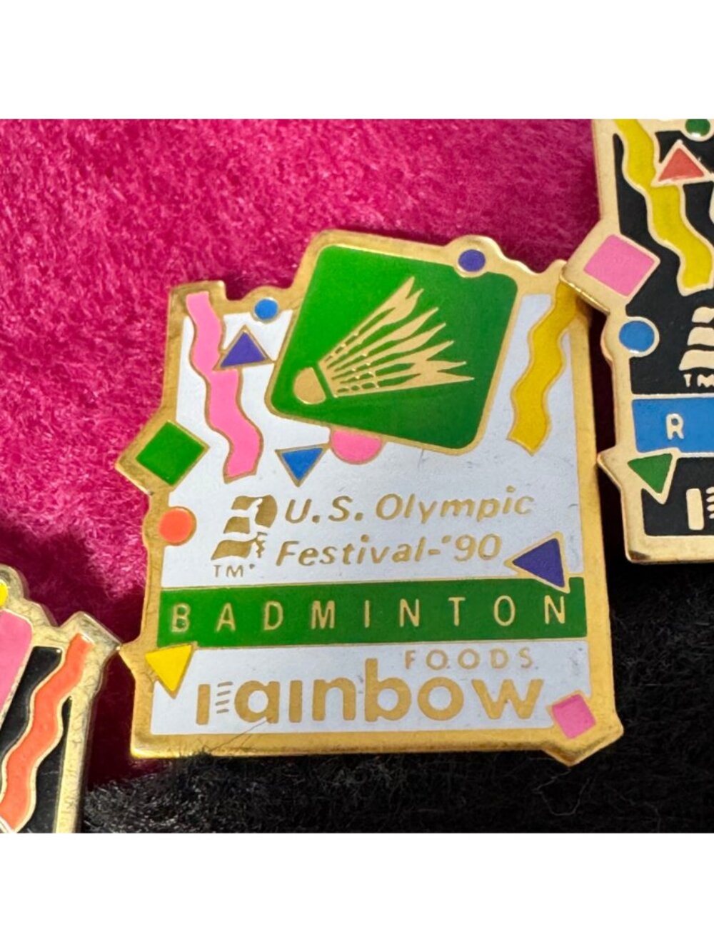 1990 U.S. Olympic Festival Rainbow Foods Hat Pins 62 PC Collectible Minnesota - Picture 12 of 16